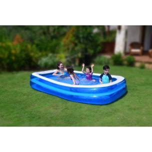 PISCINA FAMILY RETTANGOLARE, 2 ANELLI