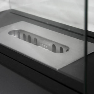 Berlino - Camino a bioetanolo da tavolo per interni ed esterni 35x18xH20,5 cm