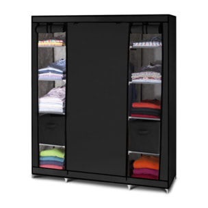 Armoire de rangement en tissu avec accessoires