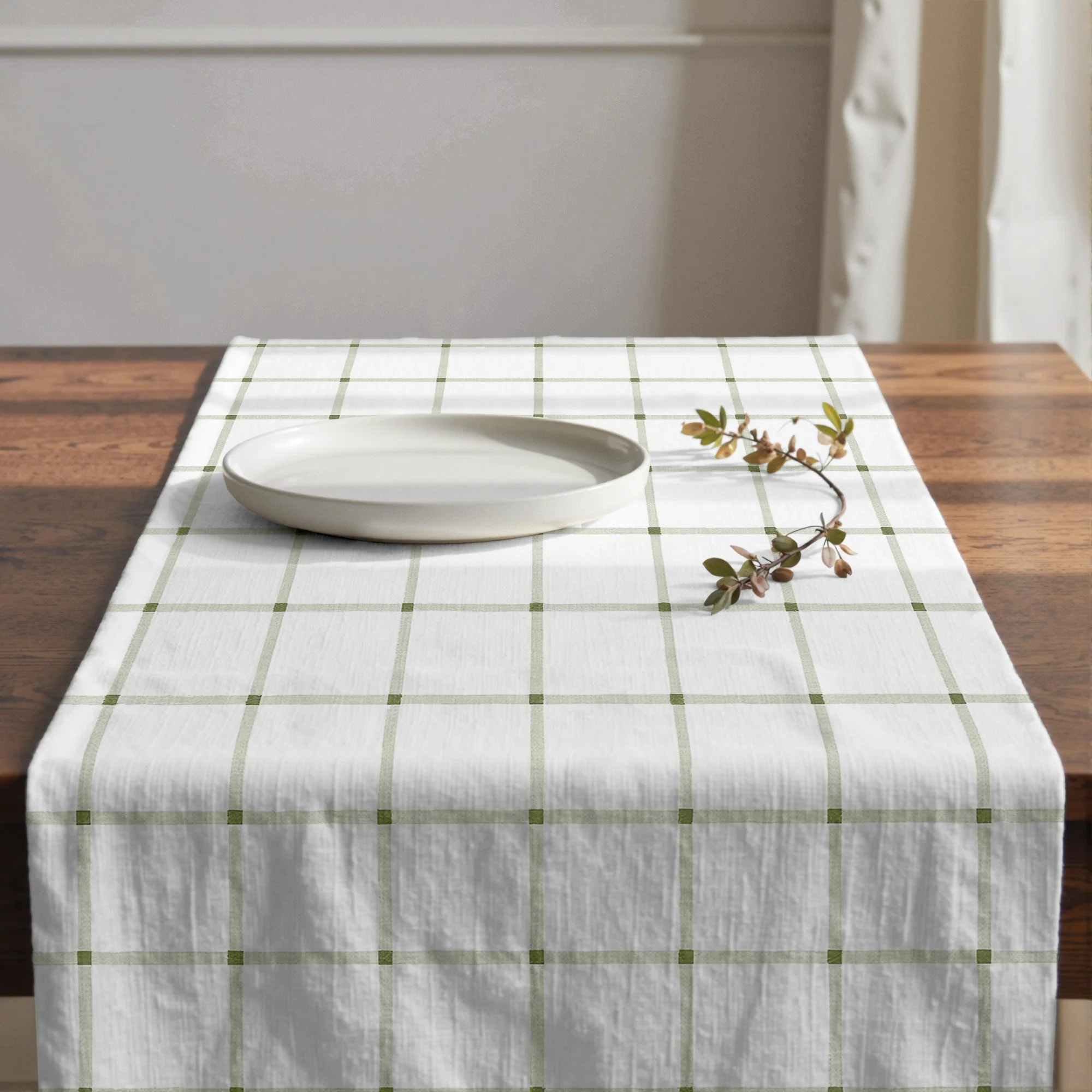 Chemin de table 100% coton Concu 50x150 cm