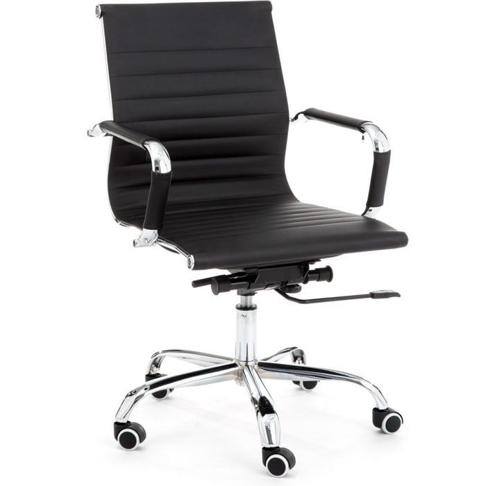 Tomasucci SEDIA DA UFFICIO "TASK BLACK SMALL"  nero