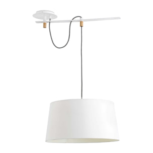 FUSTA Lampe suspension blanche