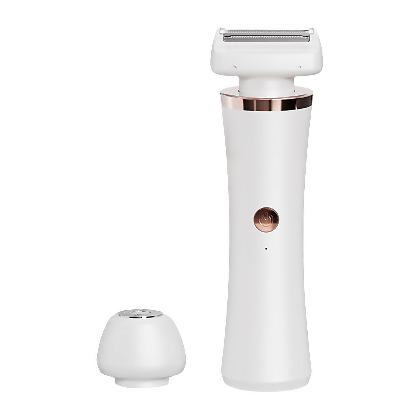 Epilatore 2 in 1 con doppia testina.