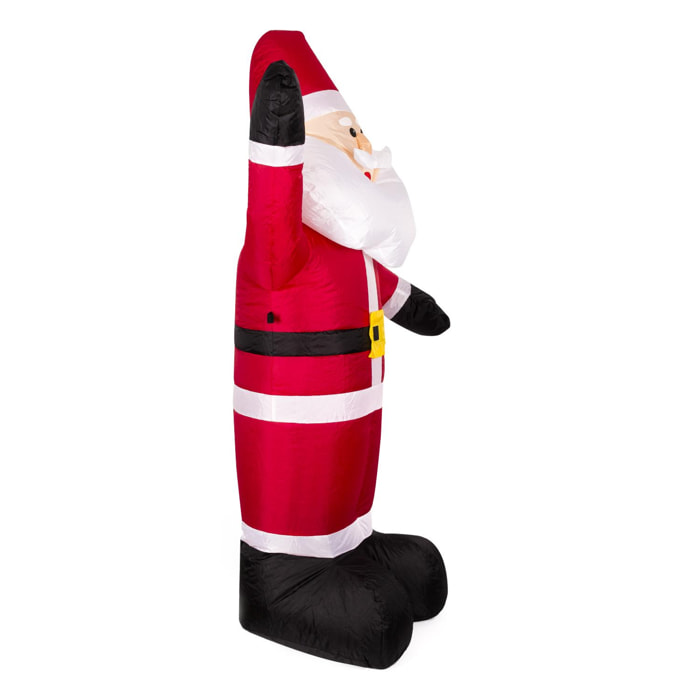 Santa Clausl hinchable con LED.