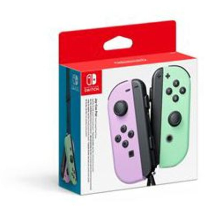 Manette NINTENDO Joy-Con gauche violet pastel-droite vert