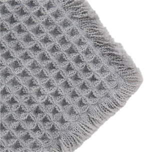 Tapis Waffle 80x50cm gris