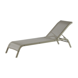 Tumbona de color cappuccino