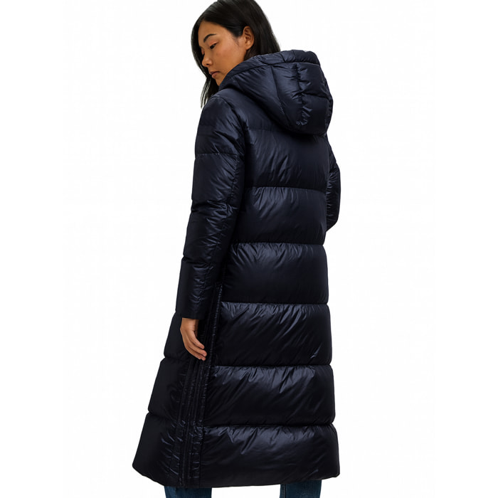 Abrigo para mujer ECOON Niza long jacket - Azul Marino