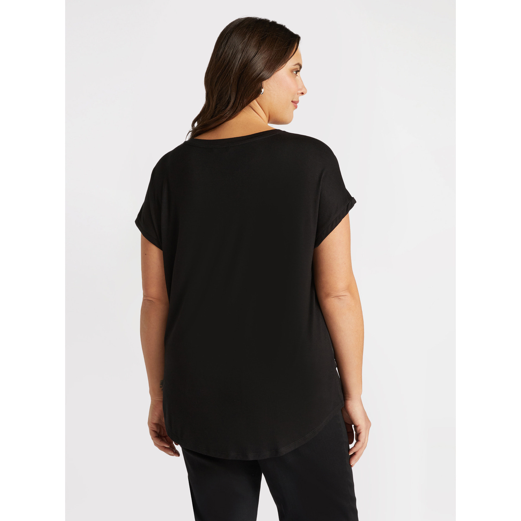 Fiorella Rubino - Blusa de raso - Negro