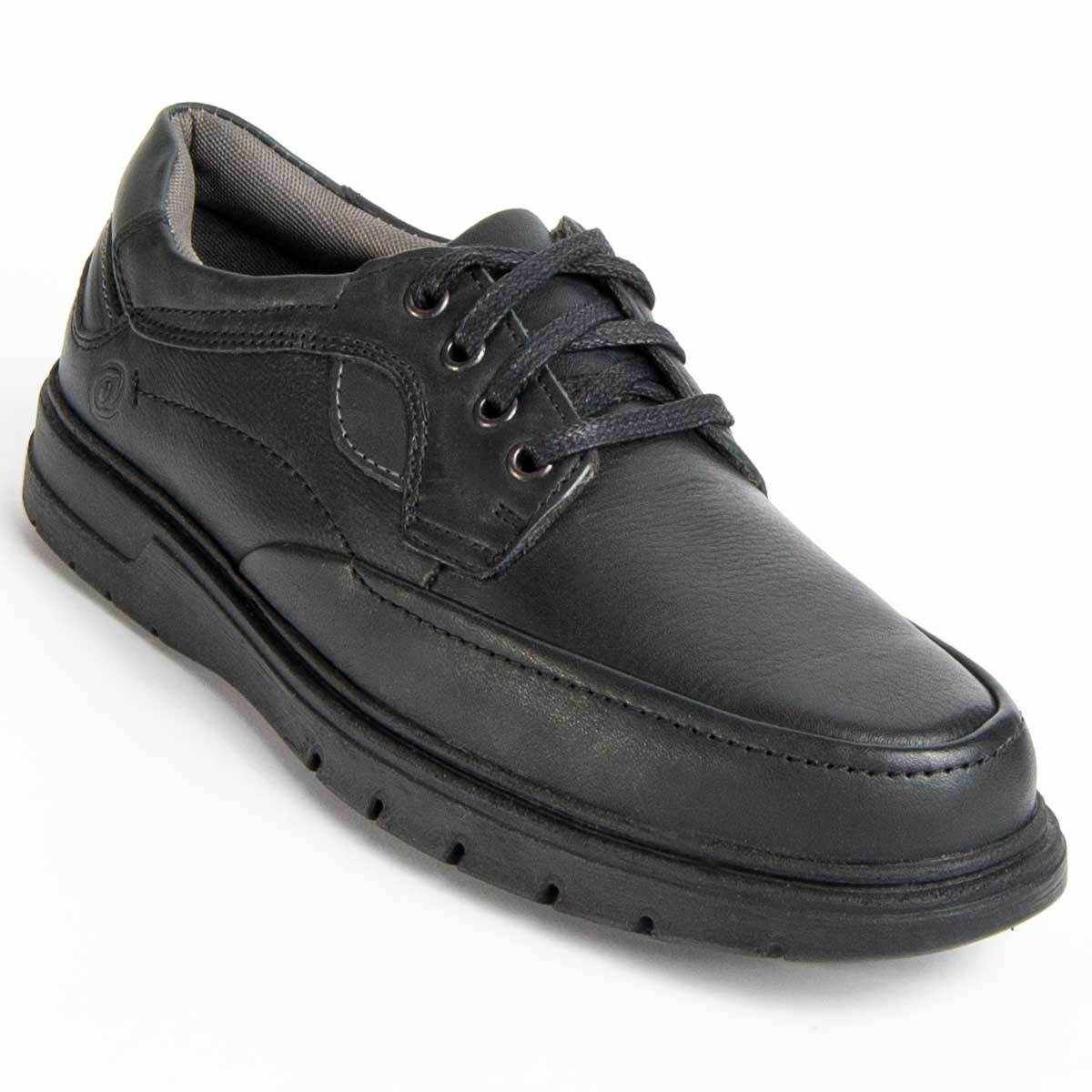 Zapato Oxford De Piel - Negro