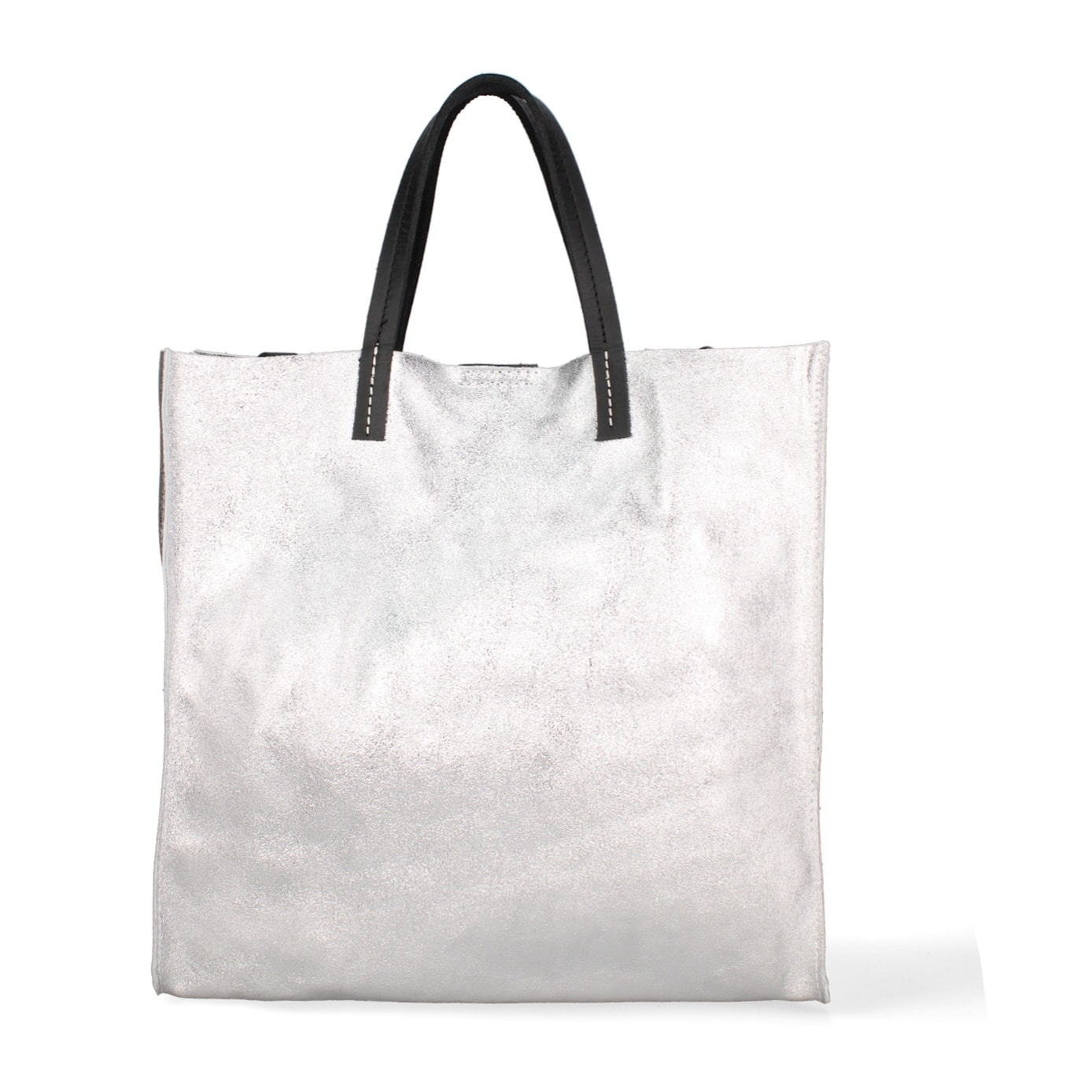 Borsa a mano da donna Made in Italy - Modello Ereva - 100% pelle - 34.5 x 32.0 x 17.0 cm