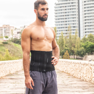 Pack Plateforme Vibrante avec Haut-parleur, Bandes de Résistance, Télécommande et Ceinture Sauna InnovaGoods