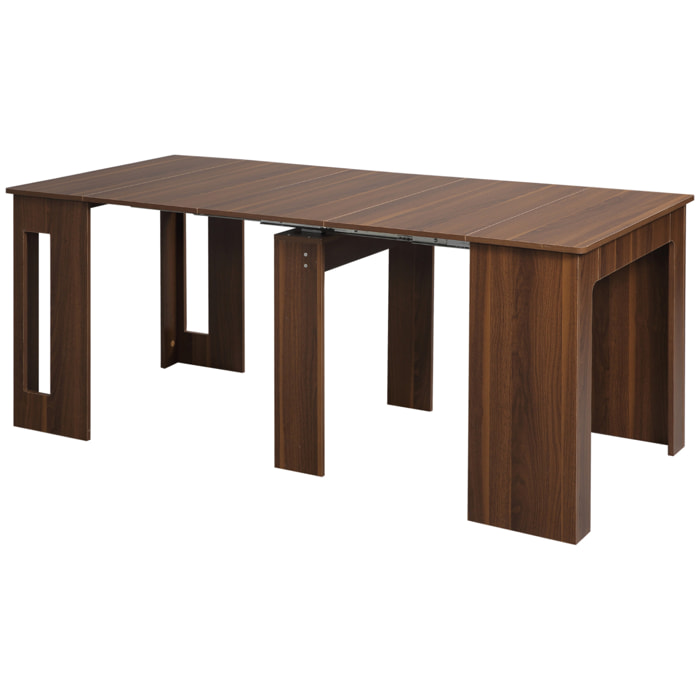 Mesa de Comedor Extensible para 4-6 Personas Mesa Consola con Alas Abatibles Mesa Auxiliar Multifuncional para Estudio Cocina Carga 60 kg 180x85x75 cm