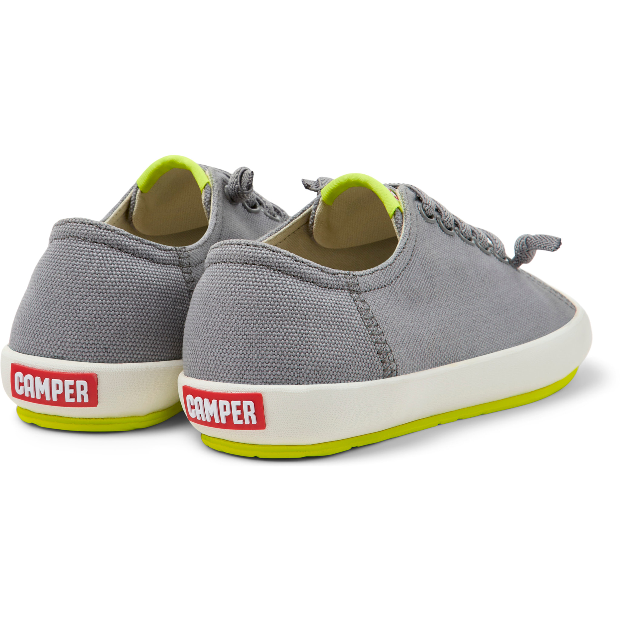 Sneakers - CAMPER Peu Rambla Vulcanizado - Grigio - Tessuto naturale