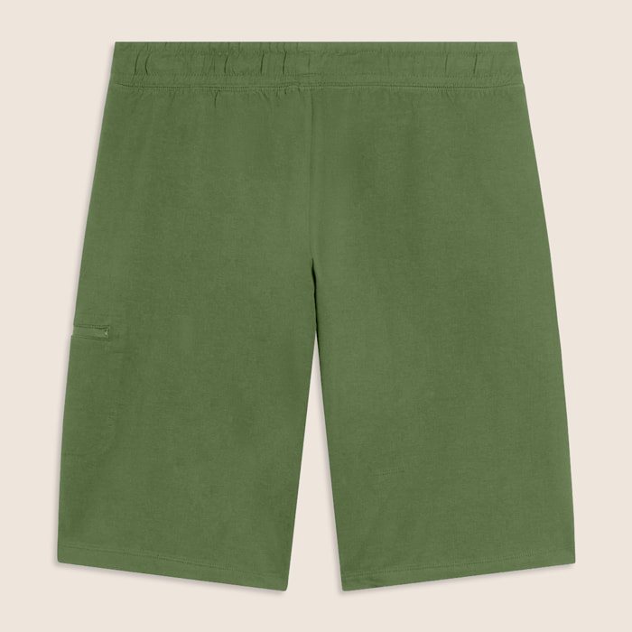 Shorts con stampa "TRAINING" e tasca zip