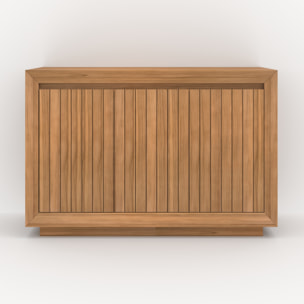 Meuble de salle de bain en bois de teck 120 cm - Pernelle