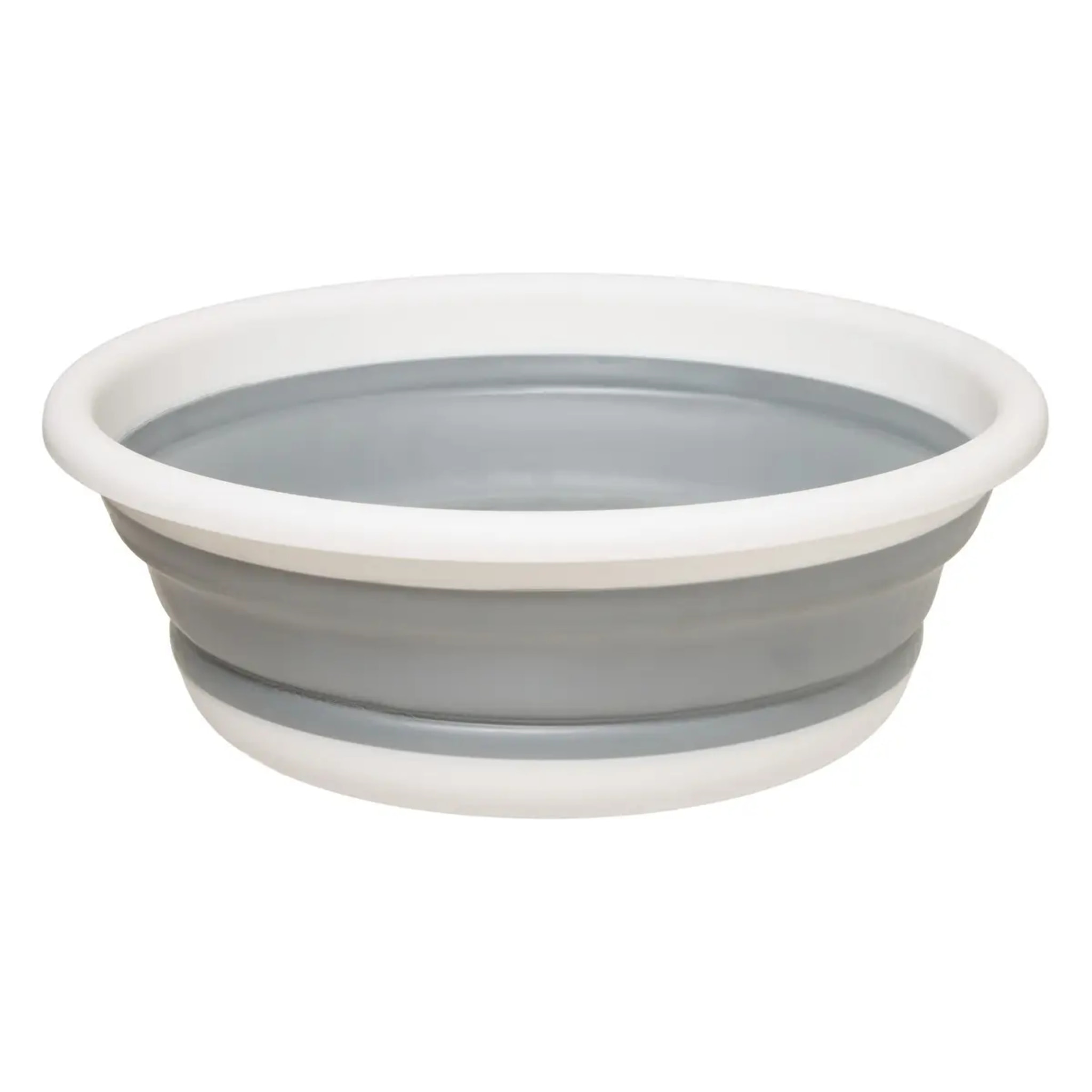 Bassine rétractable 8 L blanc gris clair