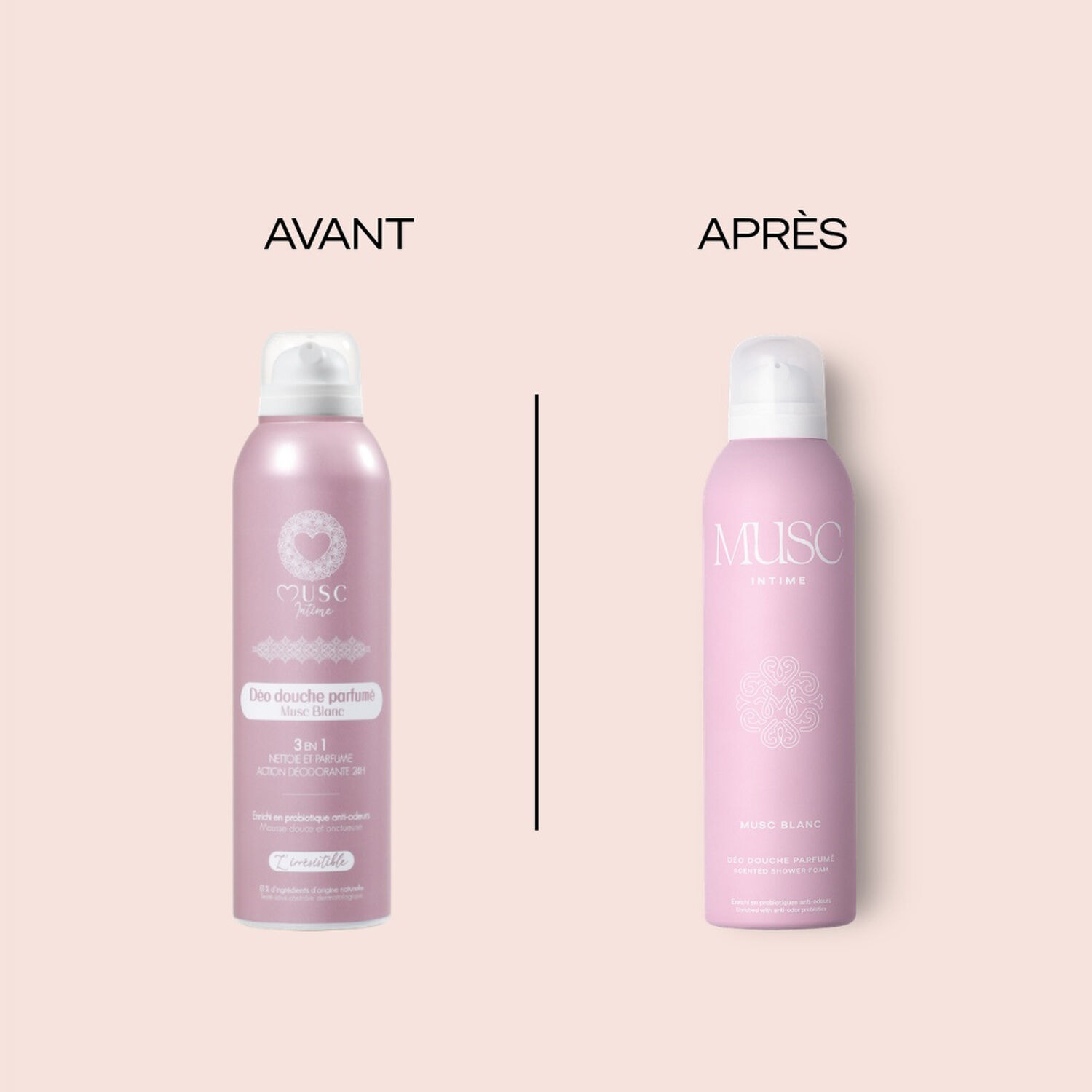 Musc Blanc - Déo Douche Parfumé 3 en 1