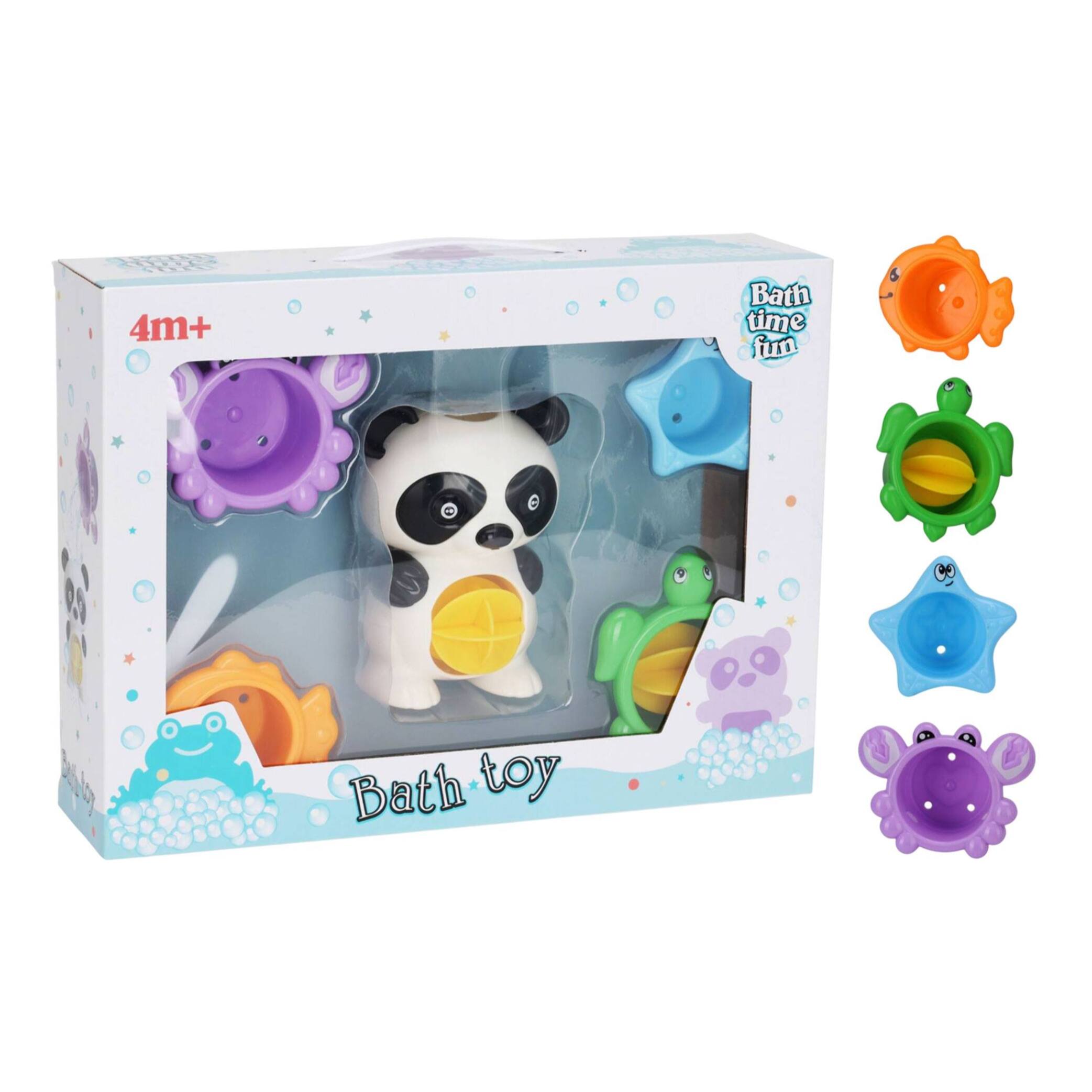 Well home - juego de baño de 5 piezas diseño panda