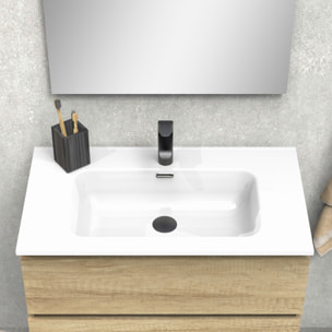 Conjunto de baño IRONA 3C, 70cm, incluye lavabo y espejo