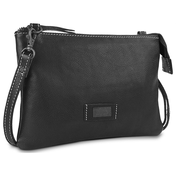 Bolso Bandolera Mujer Piel Lois Whitney Negro