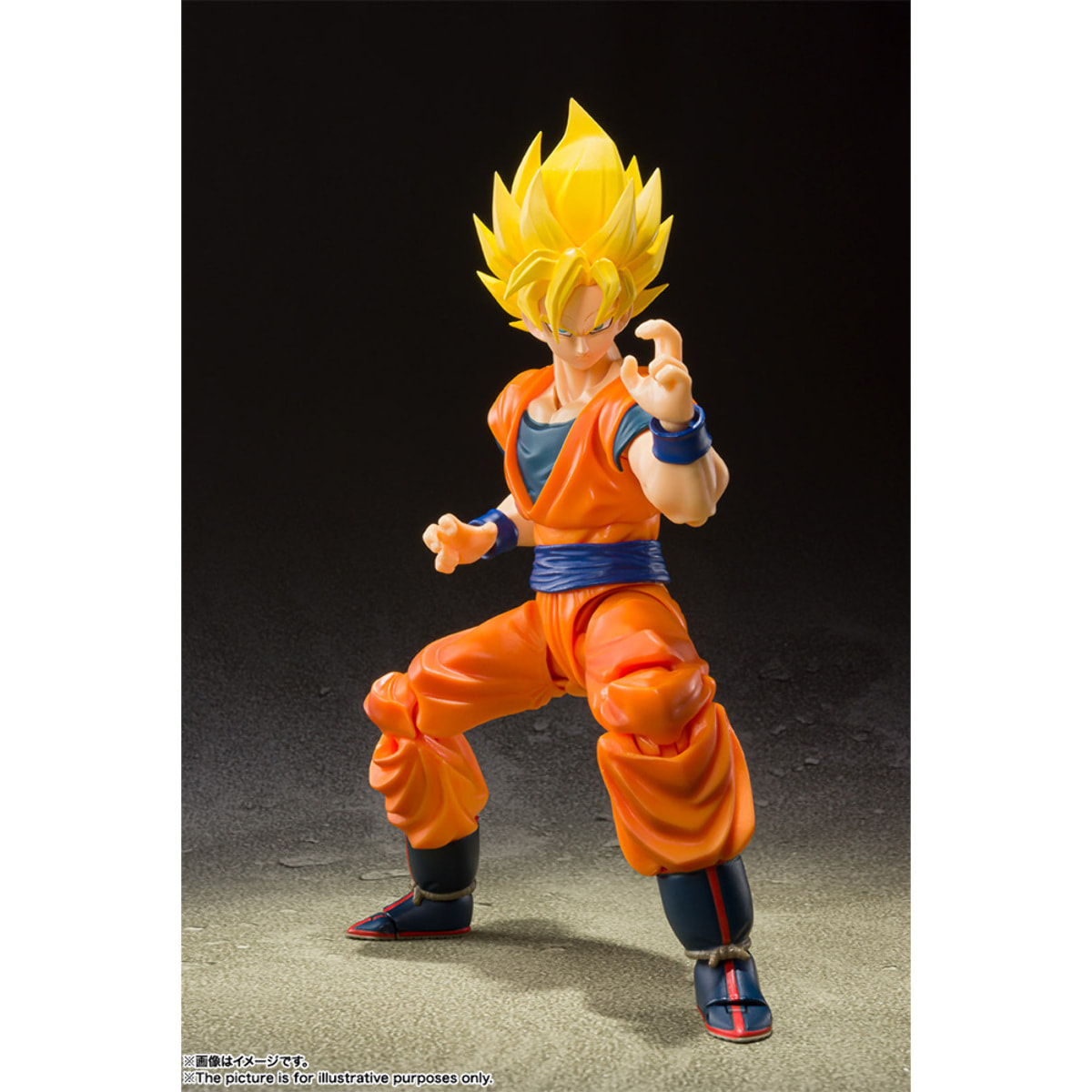 Dragon Ball Z Action Figure Pvc Son Goku Super Saiyan Full Power 14 Cm Bandai