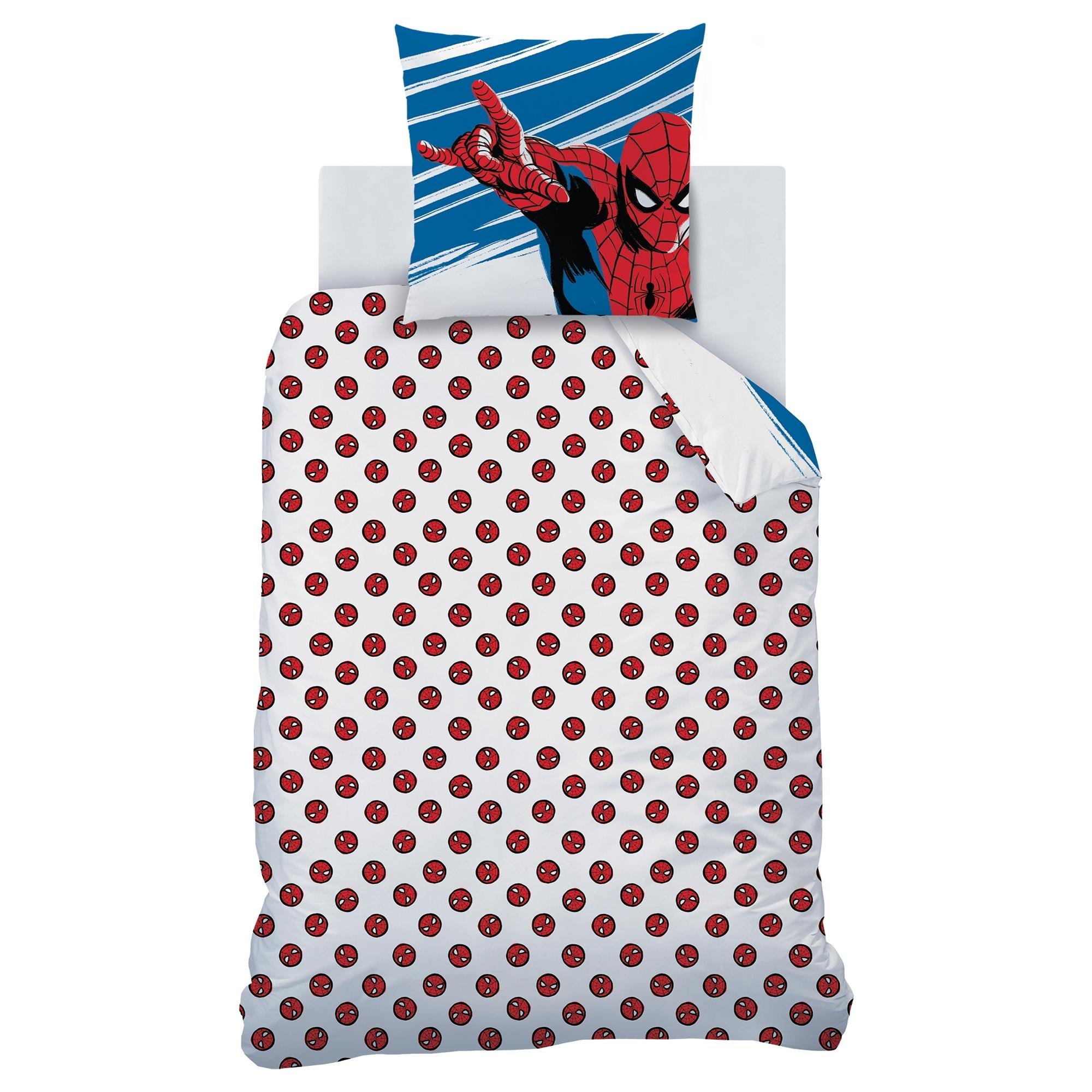 Parure de lit imprimée 100% coton, SPIDERMAN HOME ANNIVERSARY