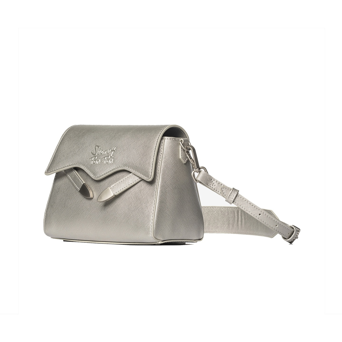 Borsa a tracolla da donna - Modello Iduna Lux - 100% poliuretano - 20.5 x 18.0 x 7.0 cm