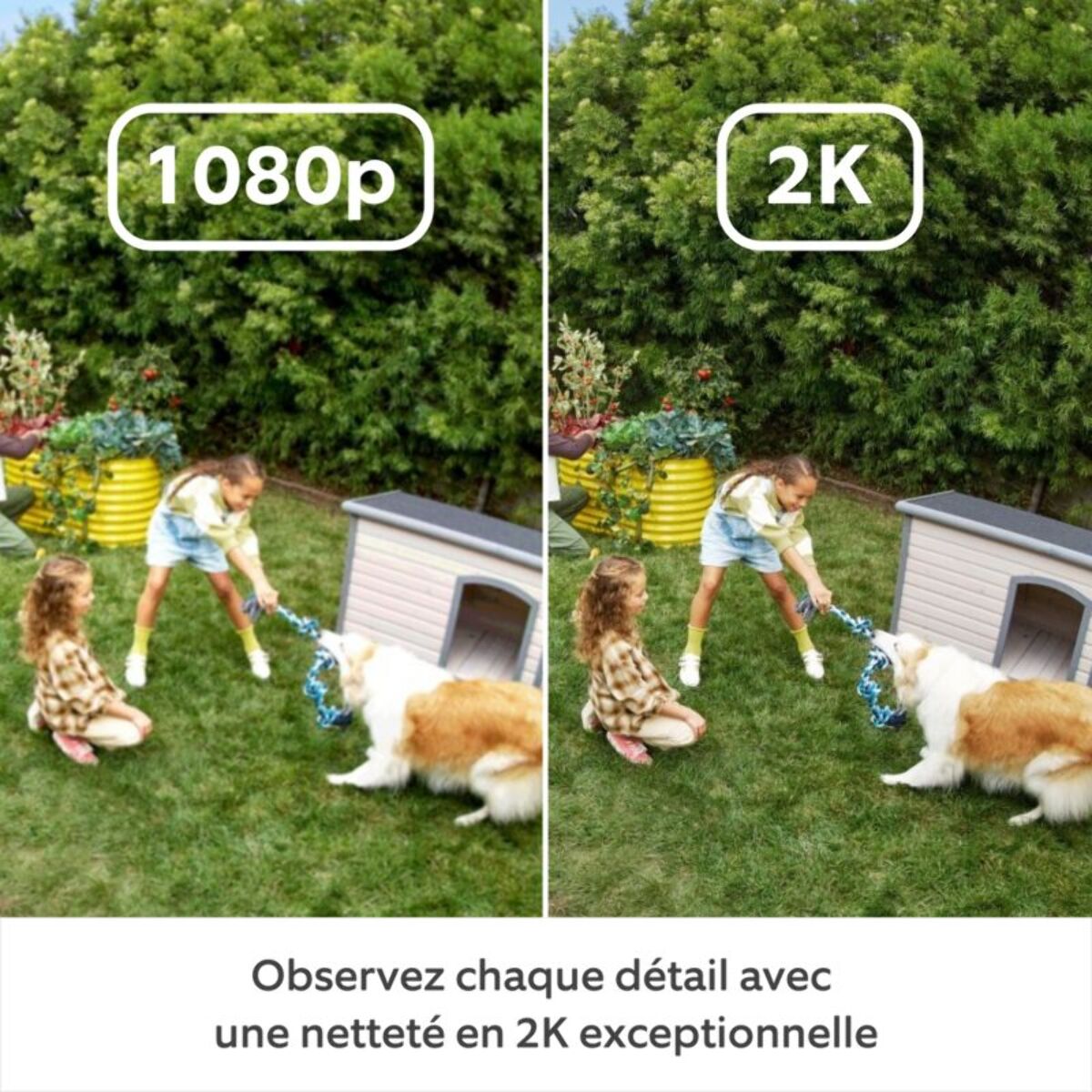 Caméra de surveillance RING Cam Plus - Plug-in - Blanche