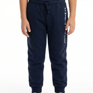 Pantalone felpa con logo stampato inside brushed