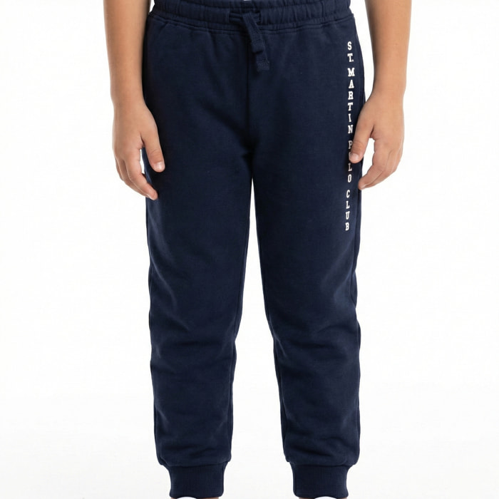Pantalone felpa con logo stampato inside brushed