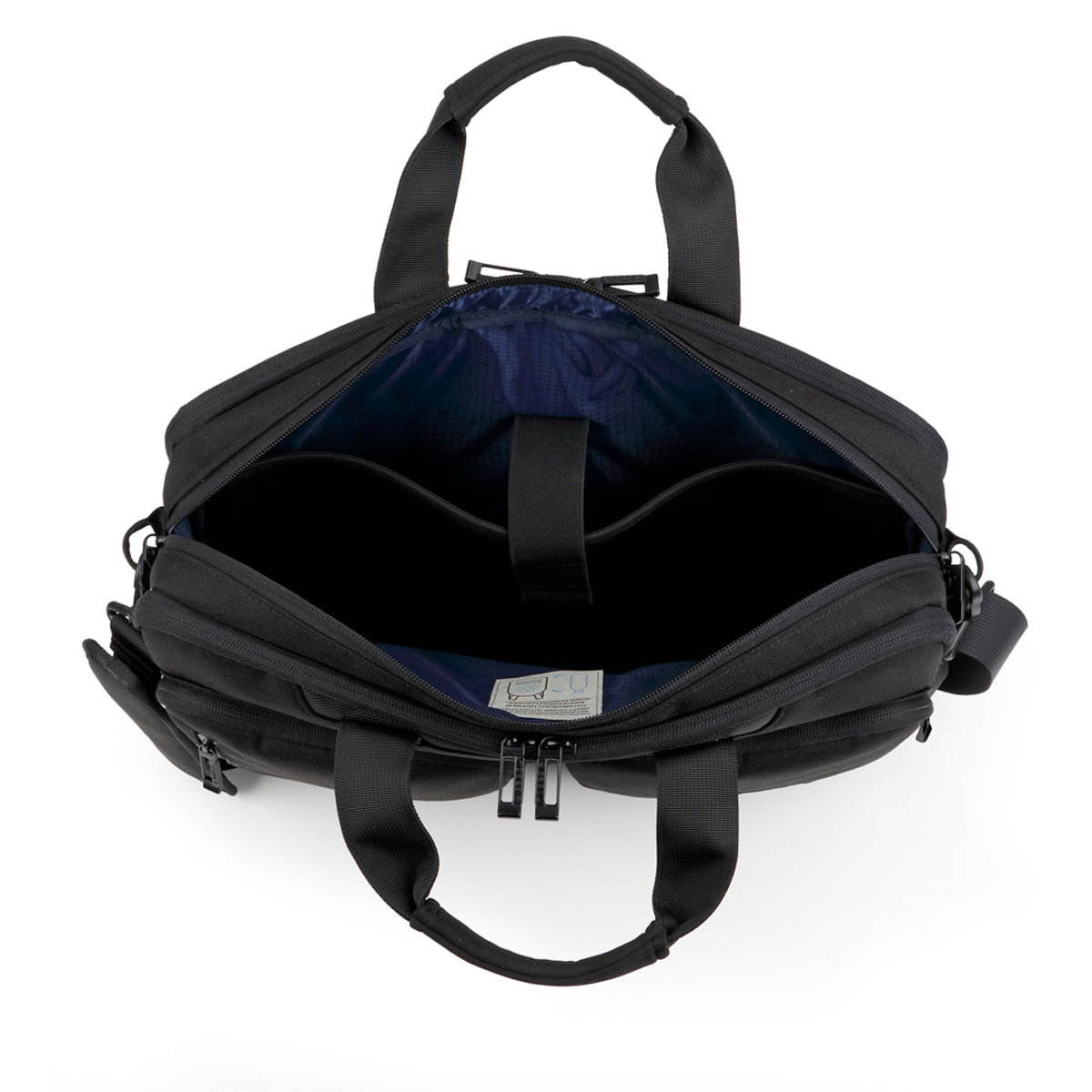 Maletín Gabol Intro material reciclado con 3 compartimentos