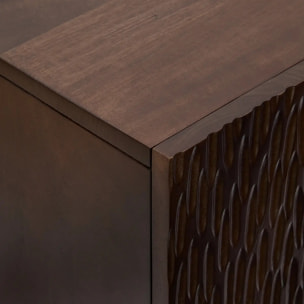 Buffet 3 portes Nyero 90x150cm marron
