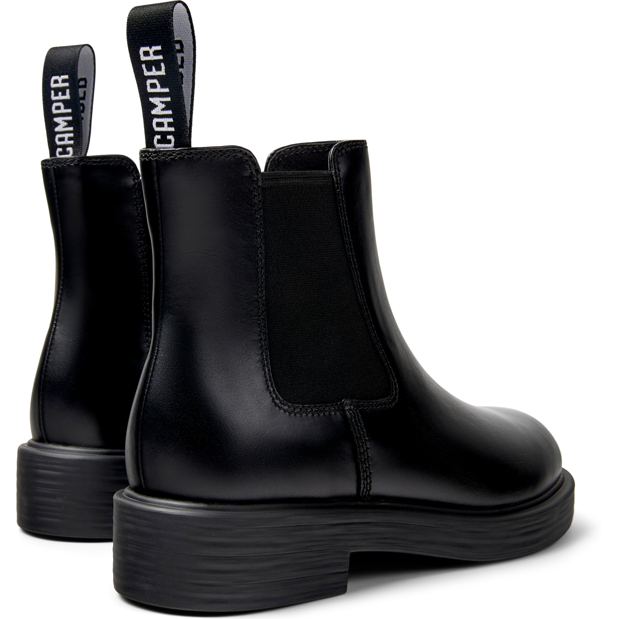 Botines - CAMPER Dean - Negro - Cuero liso