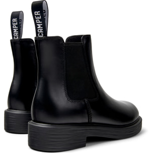 Botines - CAMPER Dean - Negro - Cuero liso