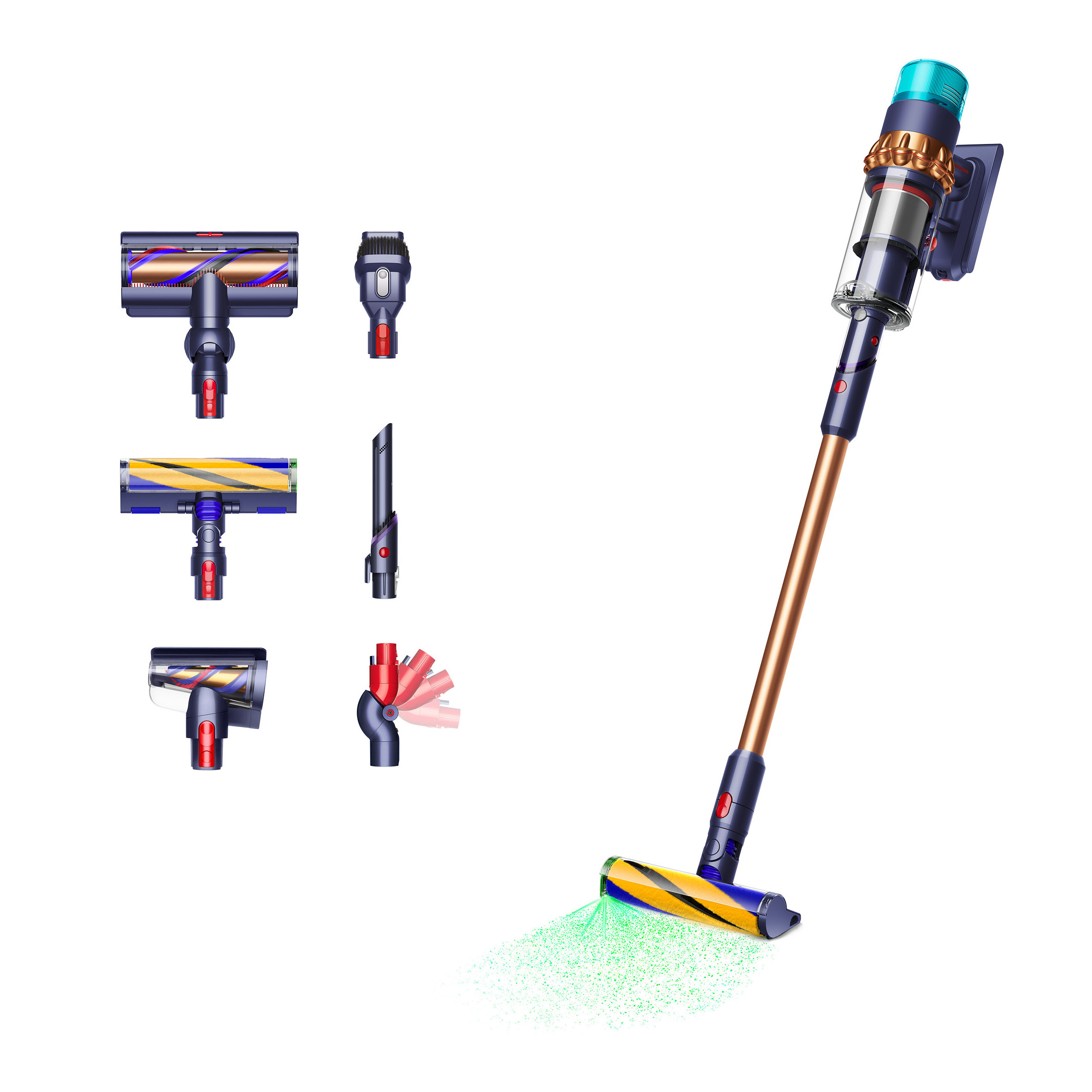 Aspirateur balai Dyson Gen5detect™ (Bleu/Cuivre)