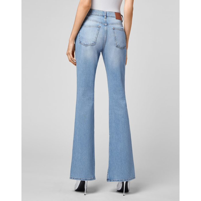 PHILIPP PLEIN Jeans Flare Fit ICONIC PLEIN