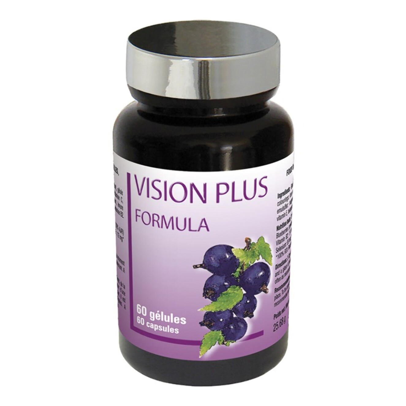 NUTRI EXPERT - Vision Plus - Soutient la santé oculaire - Améliore la vision et l'acuité visuelle - Protège du vieillissement oculaire - 60 gélules végétales - Marque Française - Cure 30 jours