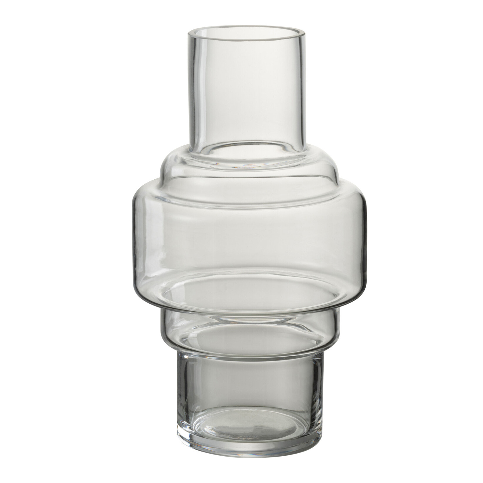 J-Line Vase Rino Verre Transparent Small