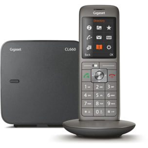 Téléphone sans fil GIGASET CL660 ANTHRACITE
