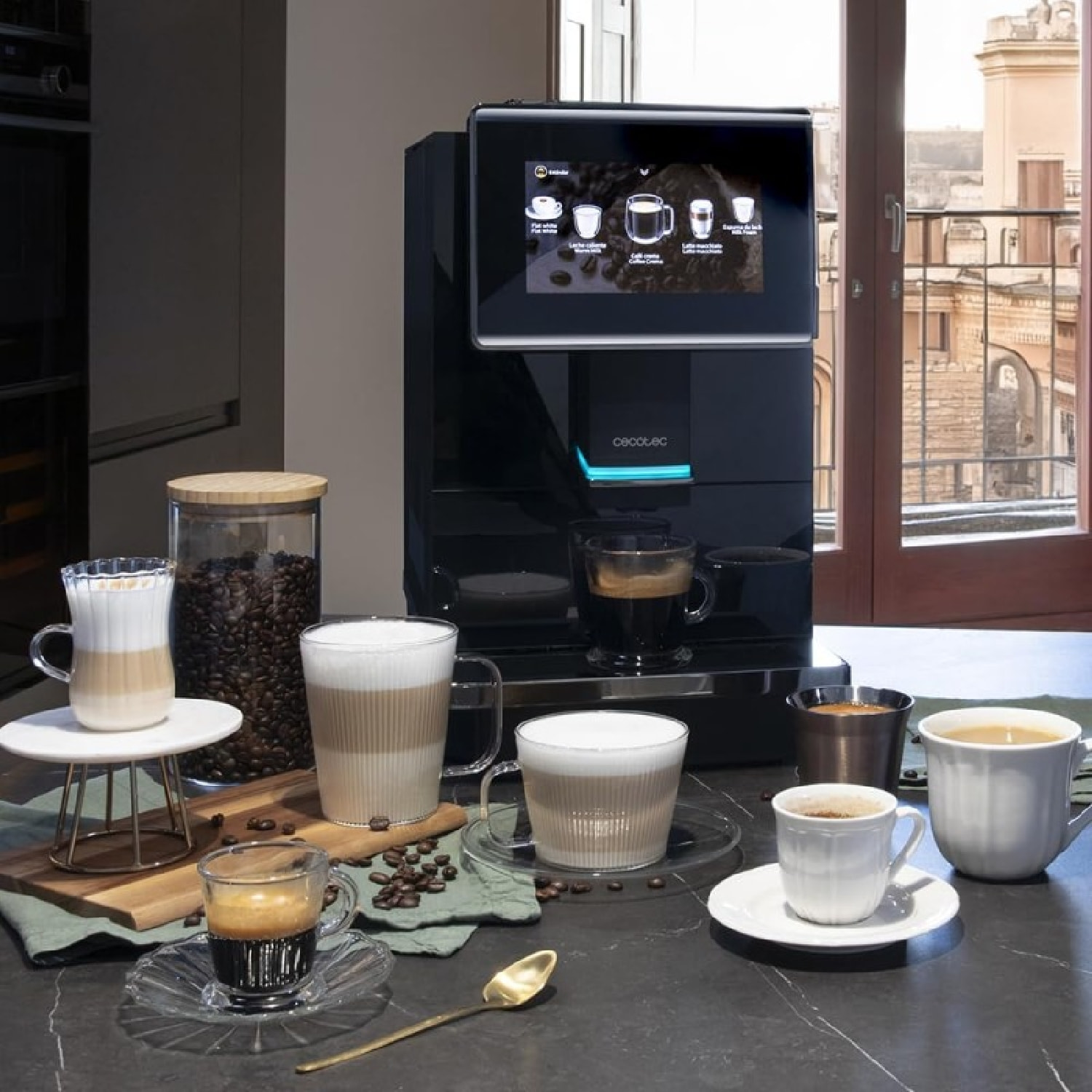 Cecotec Cafetera superautomática Cremmaet Touch OCS