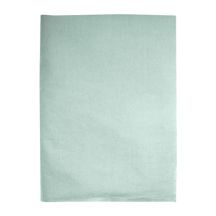 Drap plat en percale de coton lavé, DOUCEUR LAVÉE