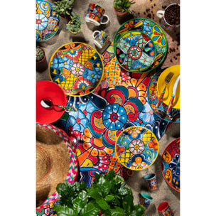 Service 16 couverts Excelsa – Acapulco, Acier Multicolore