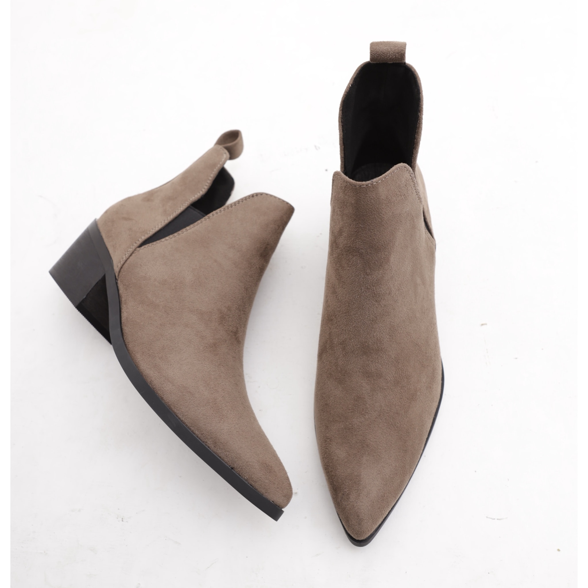 TRONCHETTO TEXANO ELASTICI TORTORA