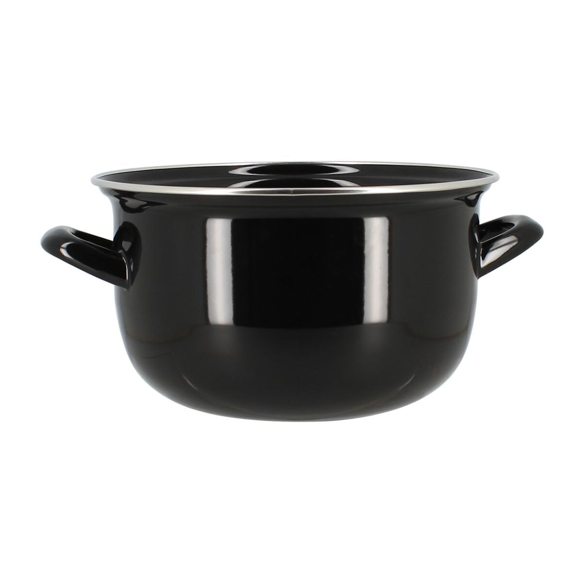 Friteuse en acier émaillé noir 20cm