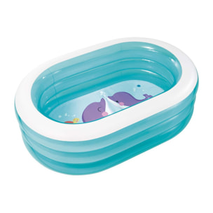 Intex Piscina Baby Ovale, Colori Assortiti, 163x107x46 cm