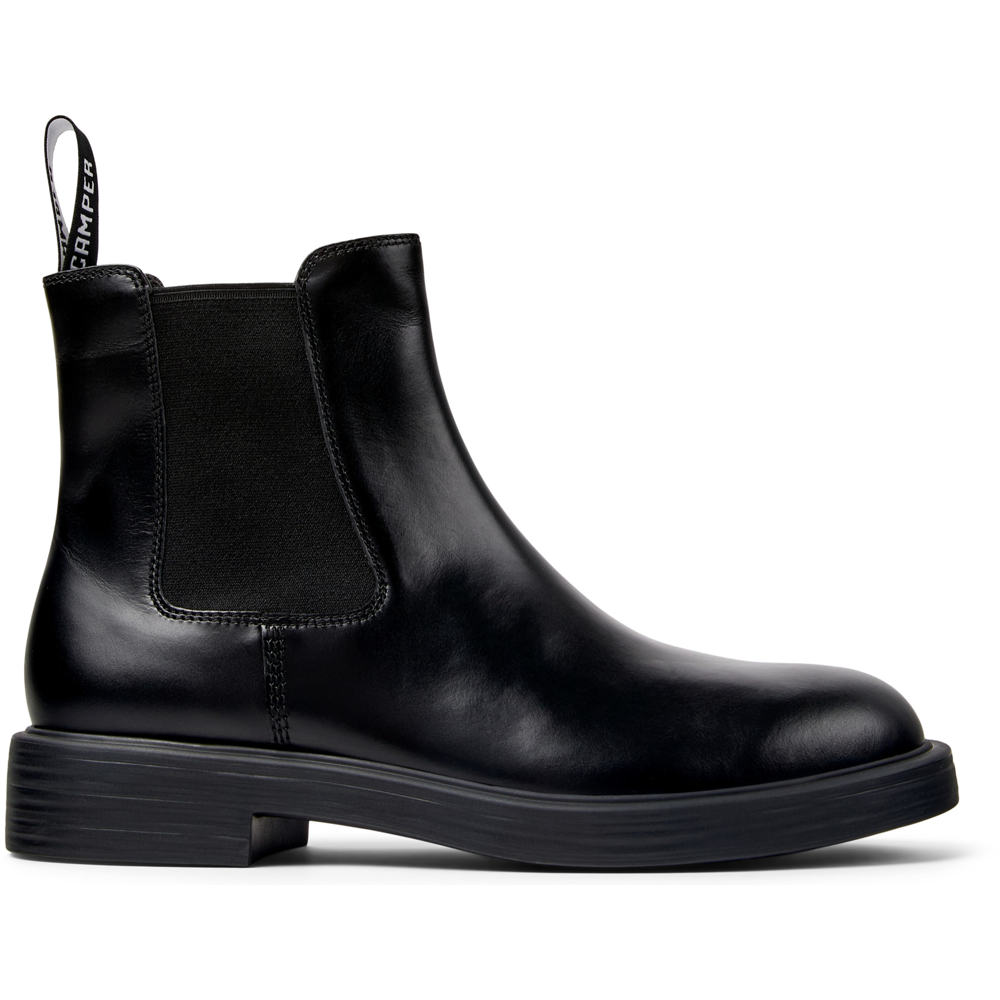 Botines - CAMPER Dean - Negro - Cuero liso