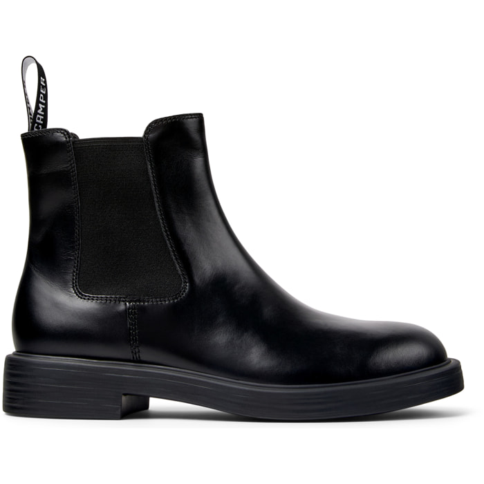 Botines - CAMPER Dean - Negro - Cuero liso