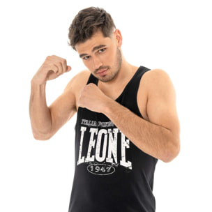 Camiseta de tirantes de algodón elástico para hombre Leone Boxing Legend