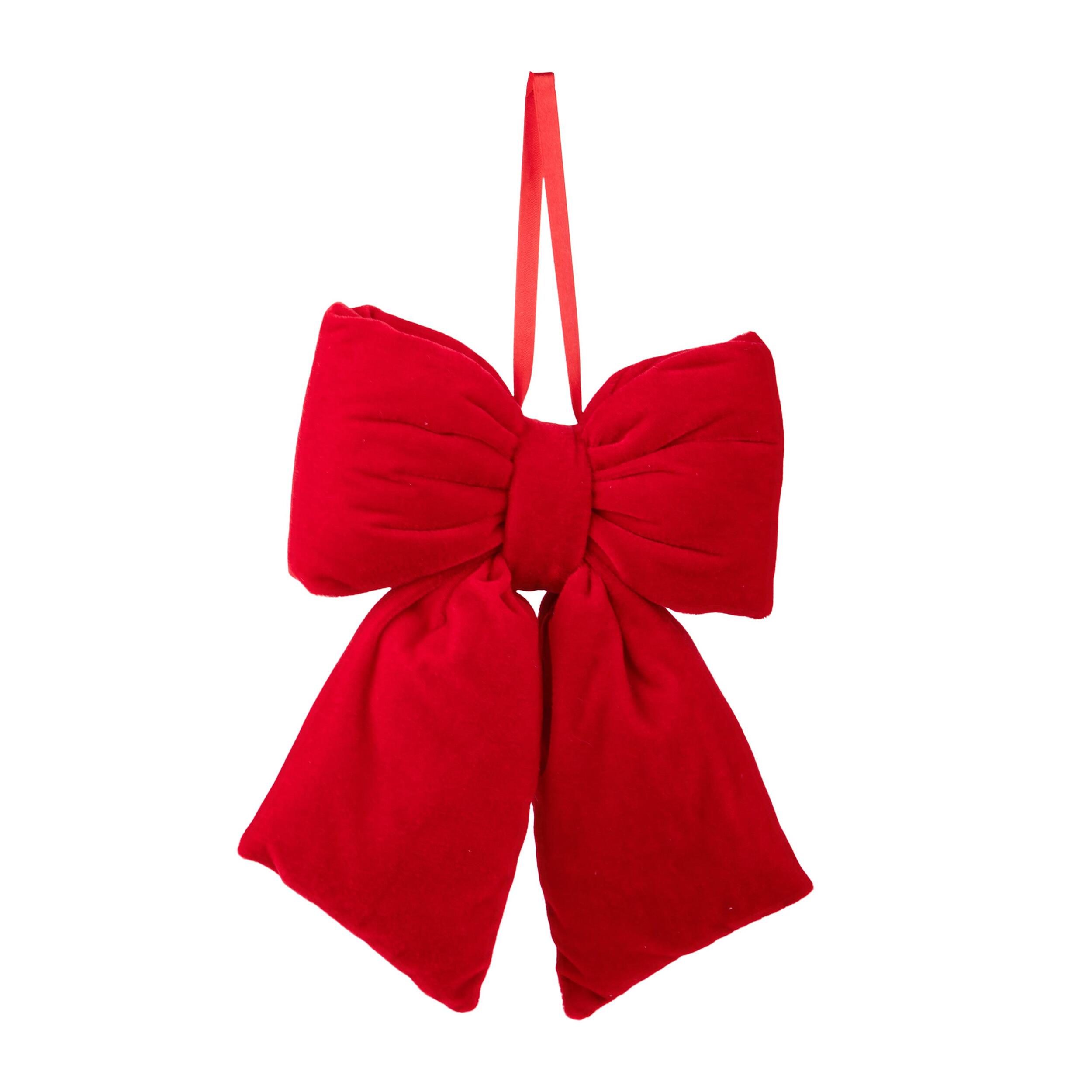Fiocco velluto - Pezzi 3 - ROSSO - Bianchi Dino SpA